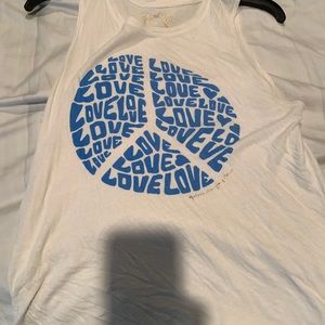 Spiritual Gangster for peloton peace tank top XS